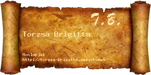 Torzsa Brigitta névjegykártya